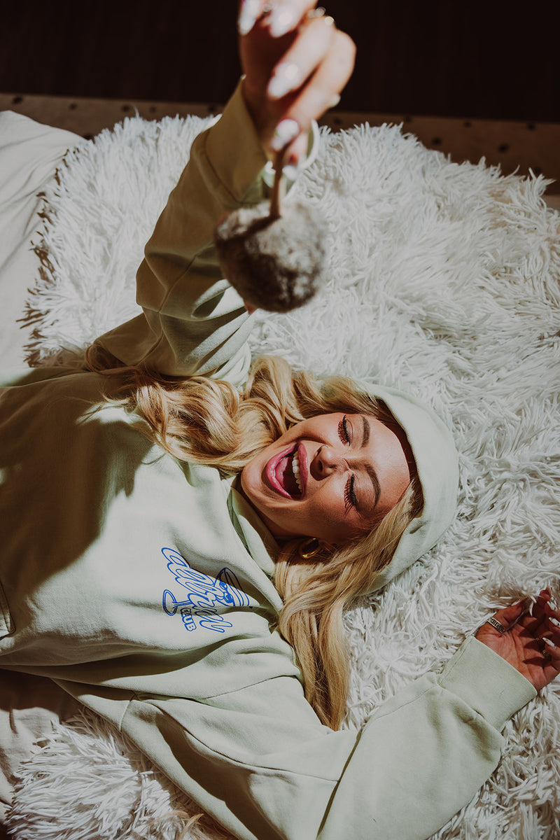 Always Blame A Man Pigment Dyed Pullover Hoodie